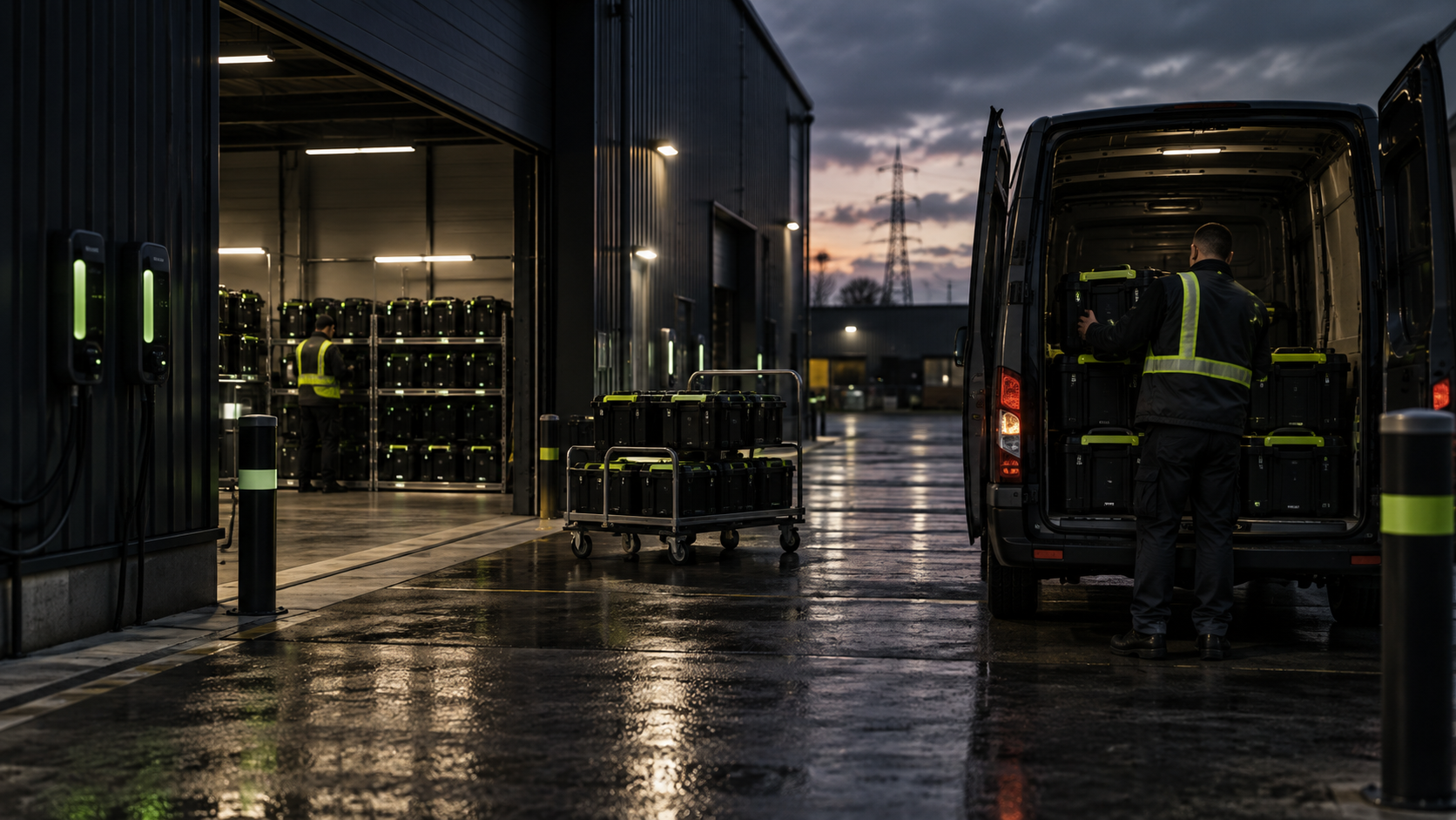 DVM Mobility battery operations hub